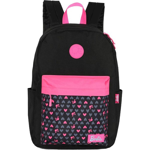 Mochila barbie g preta - luxcel (unidade)