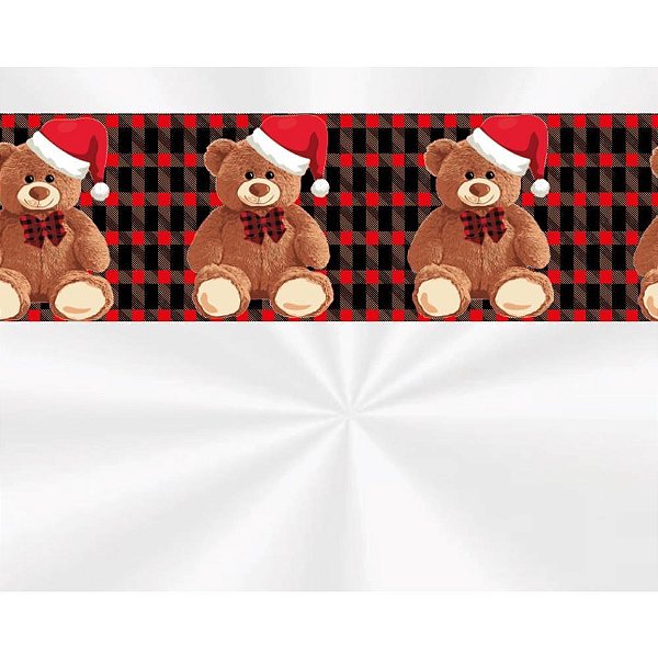 Saco para cesta 45x59cm teddy noel - xingo embalagens (pct.c/50)