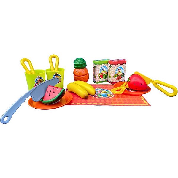 Brincando de casinha crec-crec salada de frutas - big star (unidade)