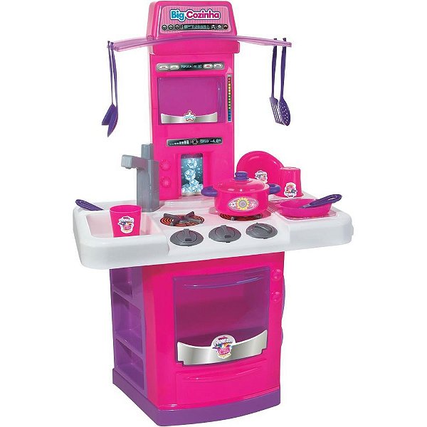 Brincando de casinha nova big cozinha 69cm - big star (unidade)