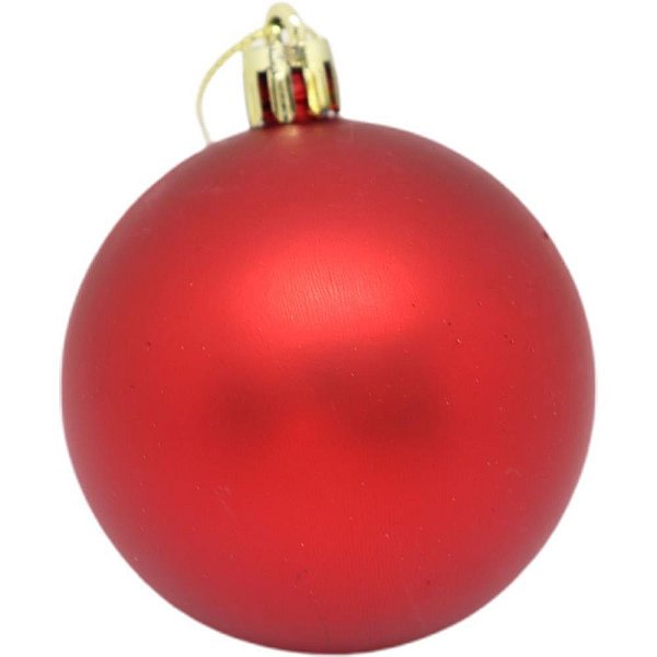Artigo para decoracao natal bola 6cm fosca/lisa/glitter vm - kit (pct.c/06)