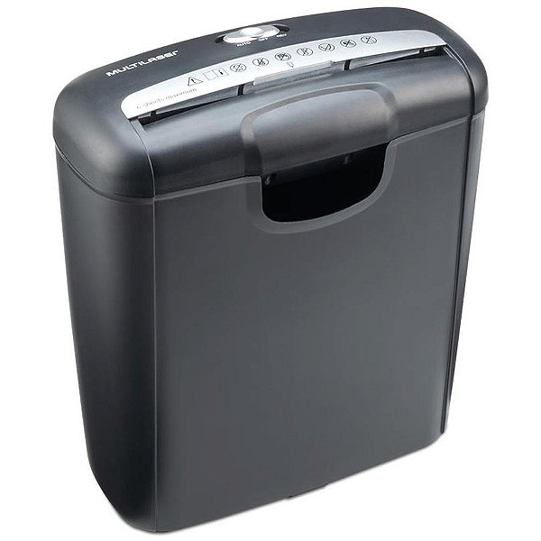 Fragmentadora de papeis p/6fls. ou 1cartao 127v - multilaser (unidade)