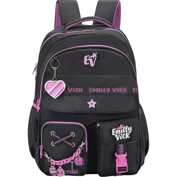 Mochila emilly vick tween nylon charm - xeryus (unidade)