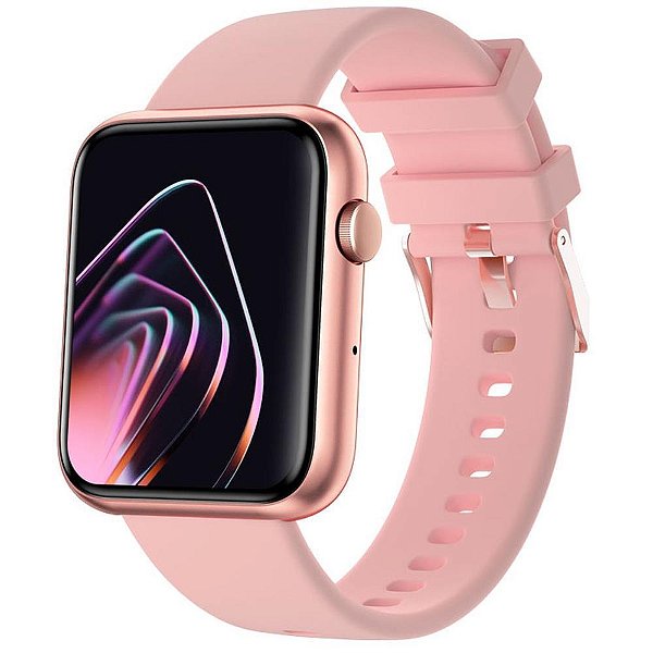 Relogio smartwatch multi m2 amoled rose - multilaser (unidade)