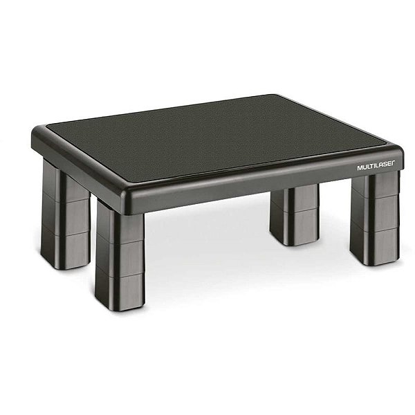Suporte para monitor quadrado 4 niveis altura preto - multilaser (unidade)