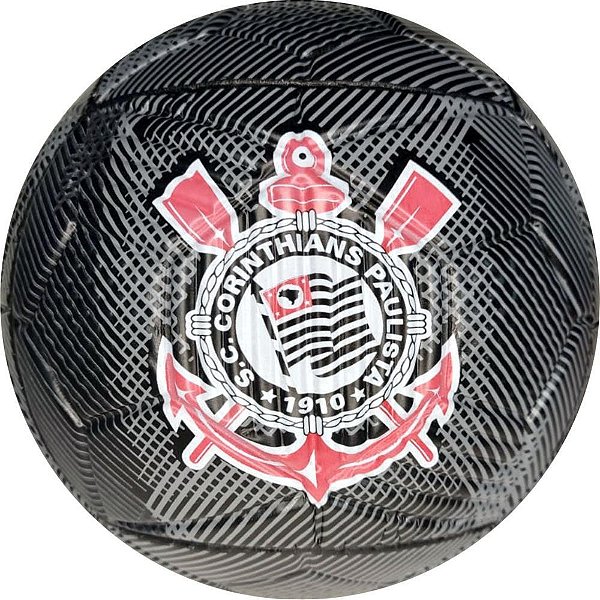 Bola de futebol corinthians pro n.5 preta - futebol e magia (unidade)