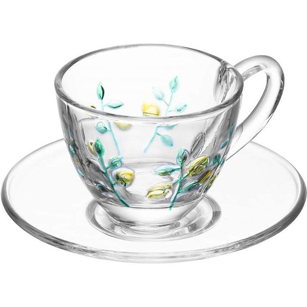 Xicara cafe siciliano crist.80ml 1cj - lyor (unidade)