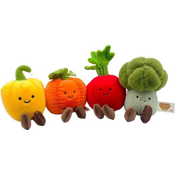 Pelucia leguminhos 15cm (sortido) - bbr toys (unidade)