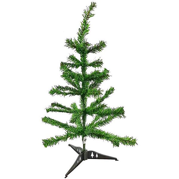 Artigo para decoracao natal arvore 30cm 25 galhos verde - kit (unidade)
