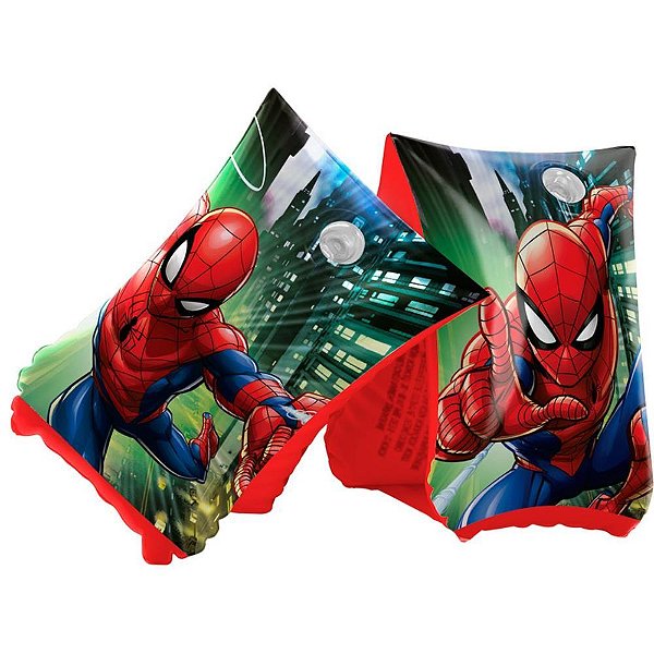 Boia de braco spider-man 18x14cm ate 18kg. - etitoys (unidade)