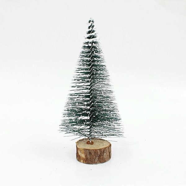 Artigo para decoracao natal arvore mini pinheiro 15cm vd - kit (unidade)