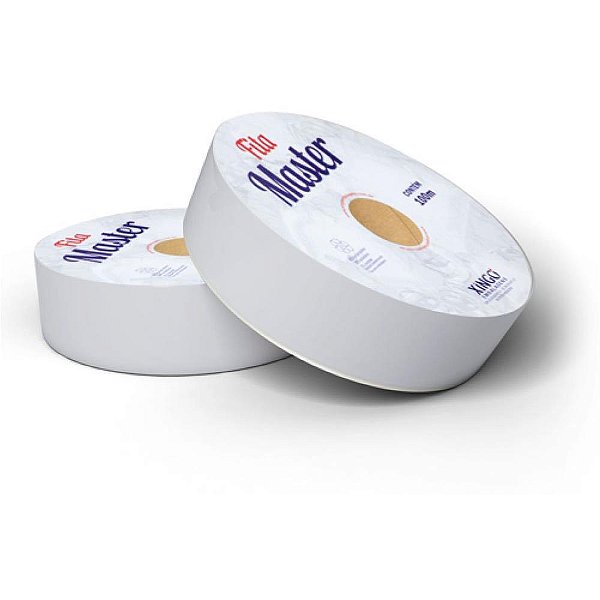 Fita poli lisa 32mmx50m branca master - xingo embalagens (unidade)