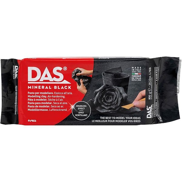 Massa de porcelana fria das 800g black - canson (unidade)