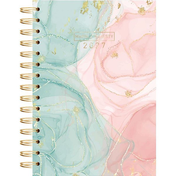 Agenda 2027 marble iv esp cd 140x20cm 160f - kit (unidade)