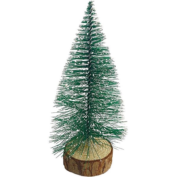 Artigo para decoracao natal arvore mini pinheiro 20cm verd - kit (unidade)