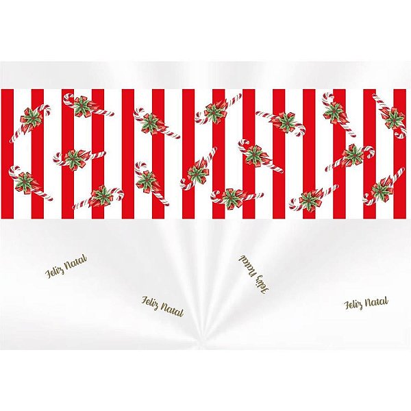 Saco para cesta 45x59cm doce natal - xingo embalagens (pct.c/50)