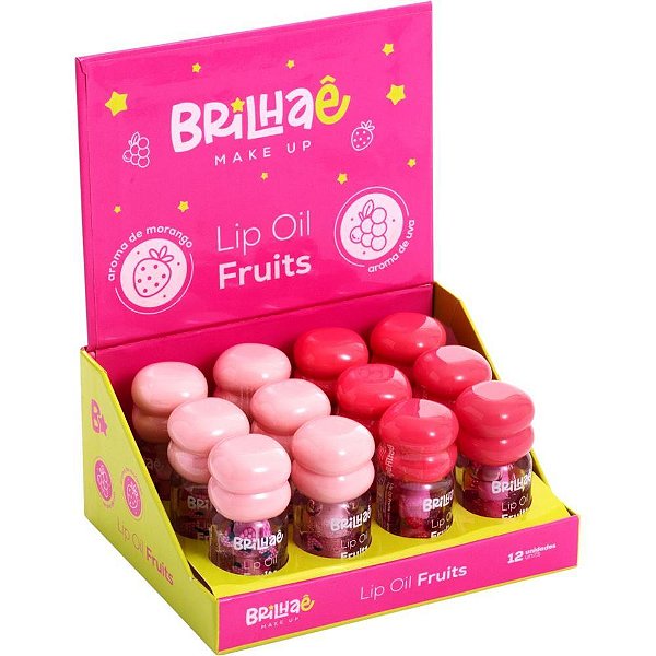 Maquiagem e beleza brilhae lio oil fruits aroma 3 - brw (dp.c/12)