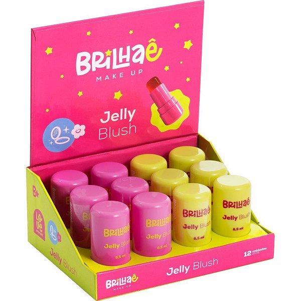Maquiagem e beleza brilhae blush jelly 8,5ml - brw (dp.c/12)