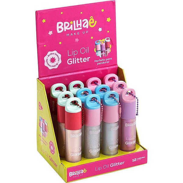 Maquiagem e beleza brilhae lip oil glitter c/ace. - brw (dp.c/12)