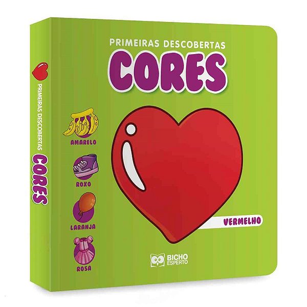 Livro infantil ilustrado primeiras descobertas cores - bicho esperto (unidade)