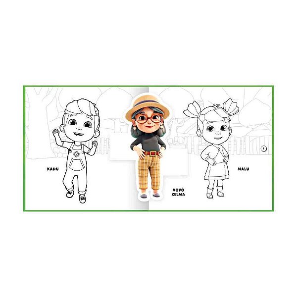 Livro infantil ilustrado pop-up turminha paraiso - bicho esperto (unidade)
