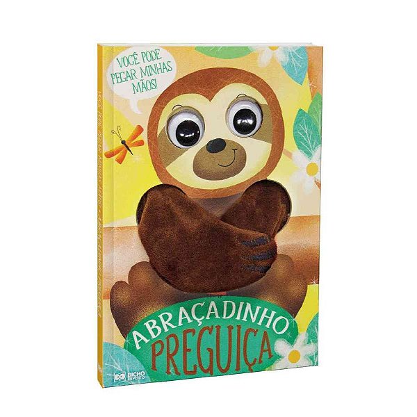 Livro brinquedo ilustrado abracadinho bicho preguica ded - bicho esperto (unidade)