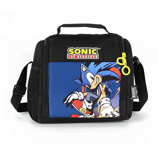 Lancheira termica sonic mao/ombro azul - luxcel (unidade)