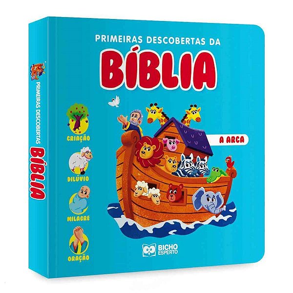 Livro infantil ilustrado primeiras decobertas da biblia - bicho esperto (unidade)