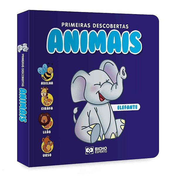 Livro infantil ilustrado primeiras descobertas animais - bicho esperto (unidade)