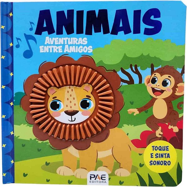 Livro sonoro toque e sinta animais 10p - pae editora (unidade)