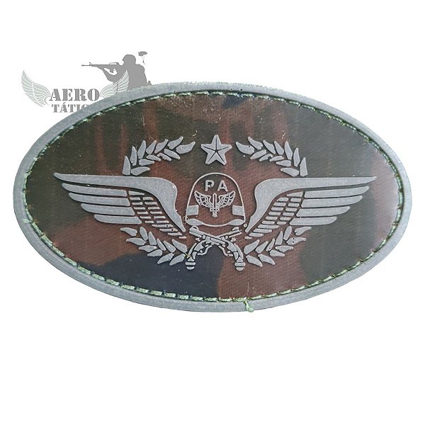 Breve de Peito Elipse Policia da Aeronautica emborrachado