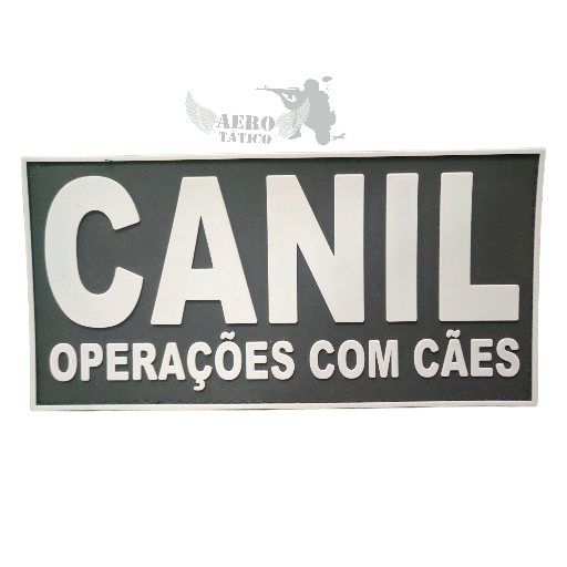 Patch Emborrachado Costa 10x20- Operação Com Cães