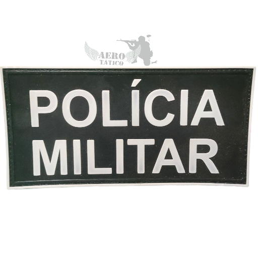 Patch Emborrachado Costa 10x20- Polícia Militar