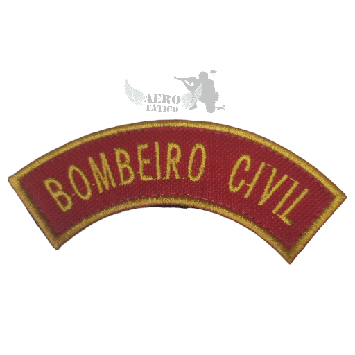 Manicaca Bordada Bombeiro Civil