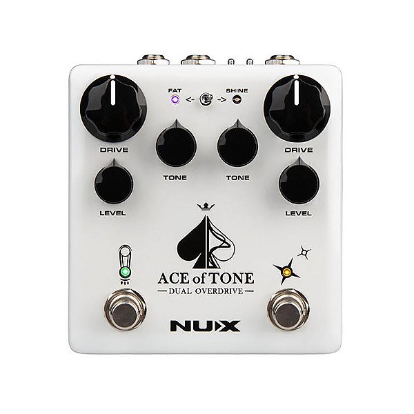 Pedal Nux Ace Of Tone Overdrive Duplo Para Guitarra Ndo5