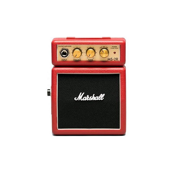 Mini Amplificador Marshall Ms-2r-e Para Guitarra 1 Watt