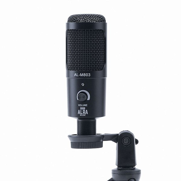 Microfone Condensador Alra Music Usb Computador AL-M803