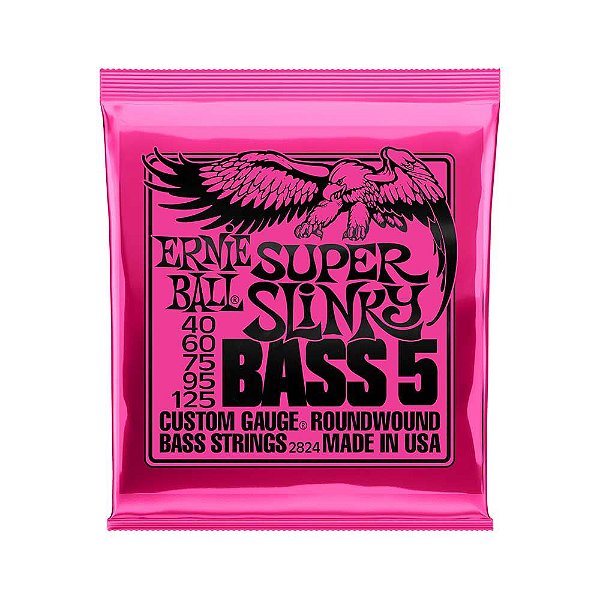 Encordoamento Baixo Ernie Ball 5 Cordas 2824 040-125