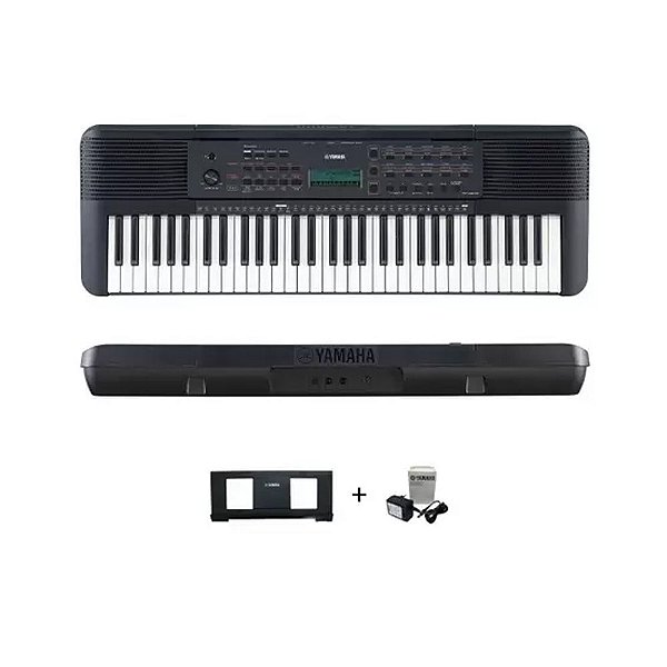 Teclado Yamaha Arranjador Com Fonte Preto Psr E273