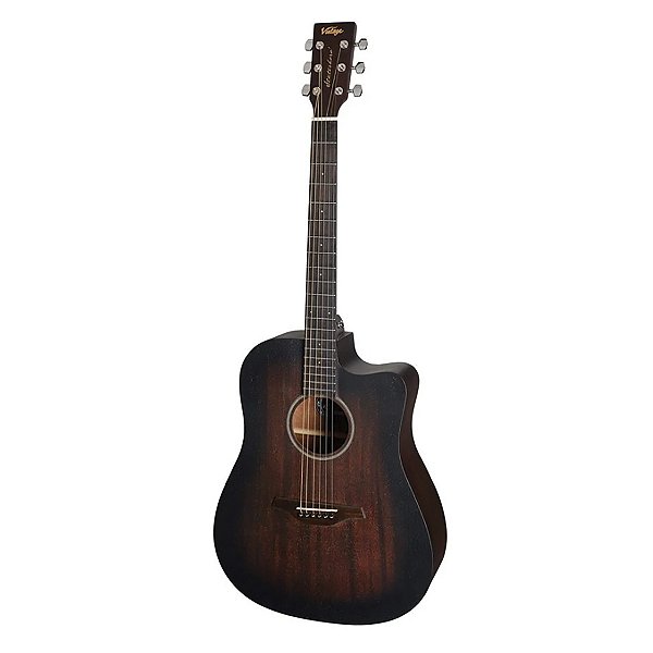 Violão Vintage Ve660wkea Auditorium Statesboro Elétrico