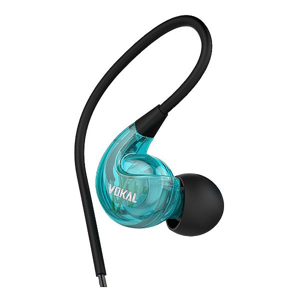 Fone De Ouvido Vokal E40 In Ear Retorno Azul