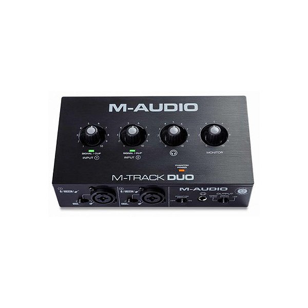 Interface De Áudio M-Audio 2 Canais Usb M-Track Duo