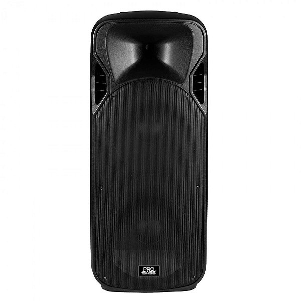 Caixa De Som Ativa Pro Bass 1300W Powerbass 215 Bluetooth Usb