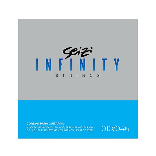 Encordoamento Seizi Guitarra Infinity Light Coated 010 046