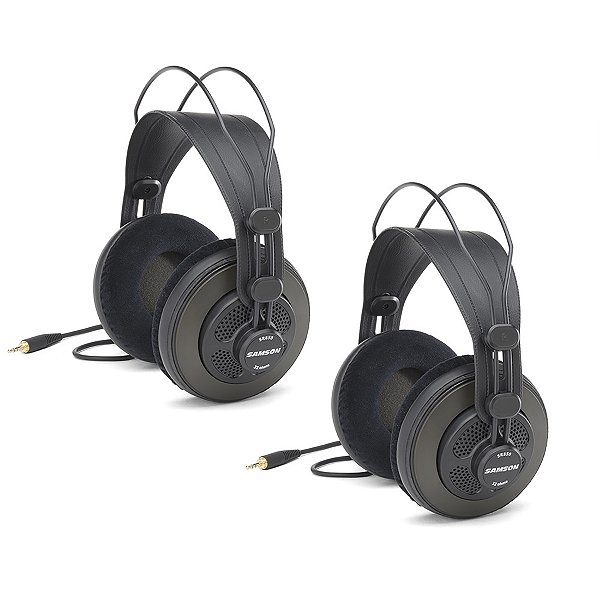 Fone de Ouvido Samson Semi Aberto Sr850 SR Series (Par) Kit C/2