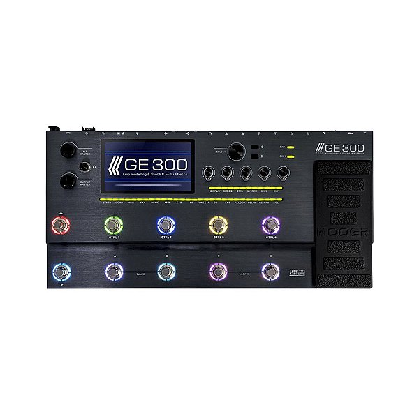 Pedaleira Mooer Ge300 Multiefeitos Para Guitarra