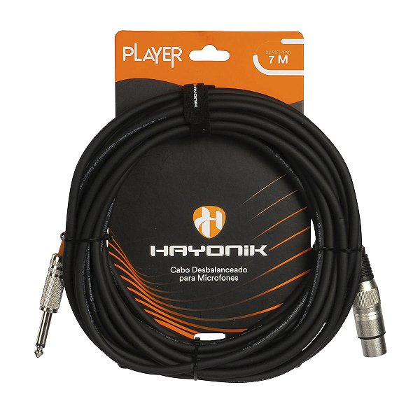 Cabo Hayonik Para Microfone Player XLR(F) P10(M) 7m