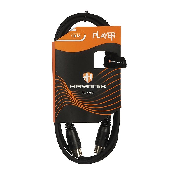 Cabo Hayonik Midi Para Instrumentos Player 1,8m 5 Pinos