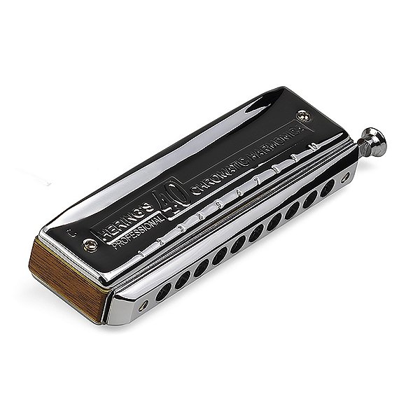 Gaita De Boca Hering Shg Cromática Chromatic 40 Dó