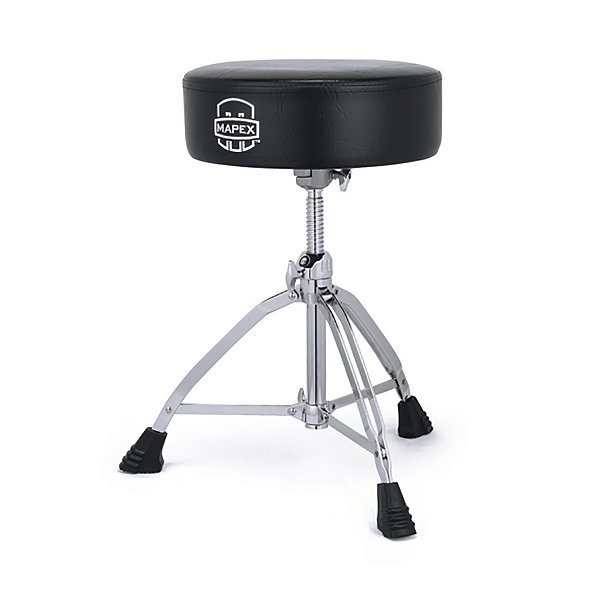 Banco de Bateria Mapex Série 800 T850 Com Assento Acolchoado e Regulagem Altura